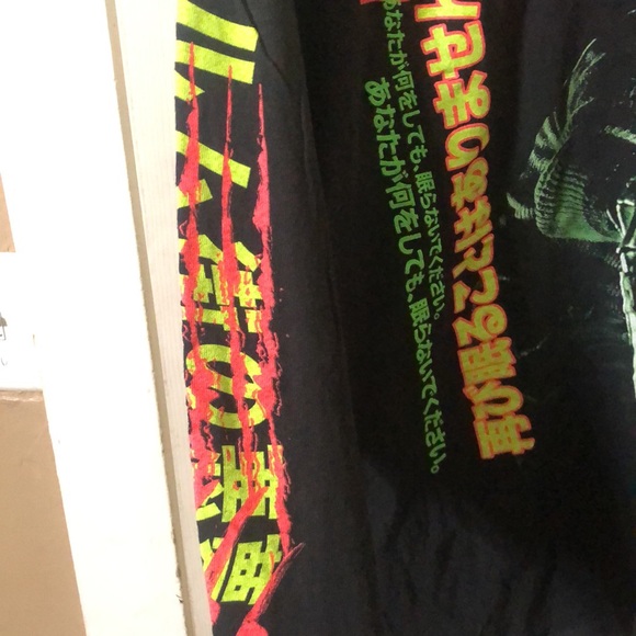 Japanese motif Freddy Krueger long sleeve top - Picture 3 of 4